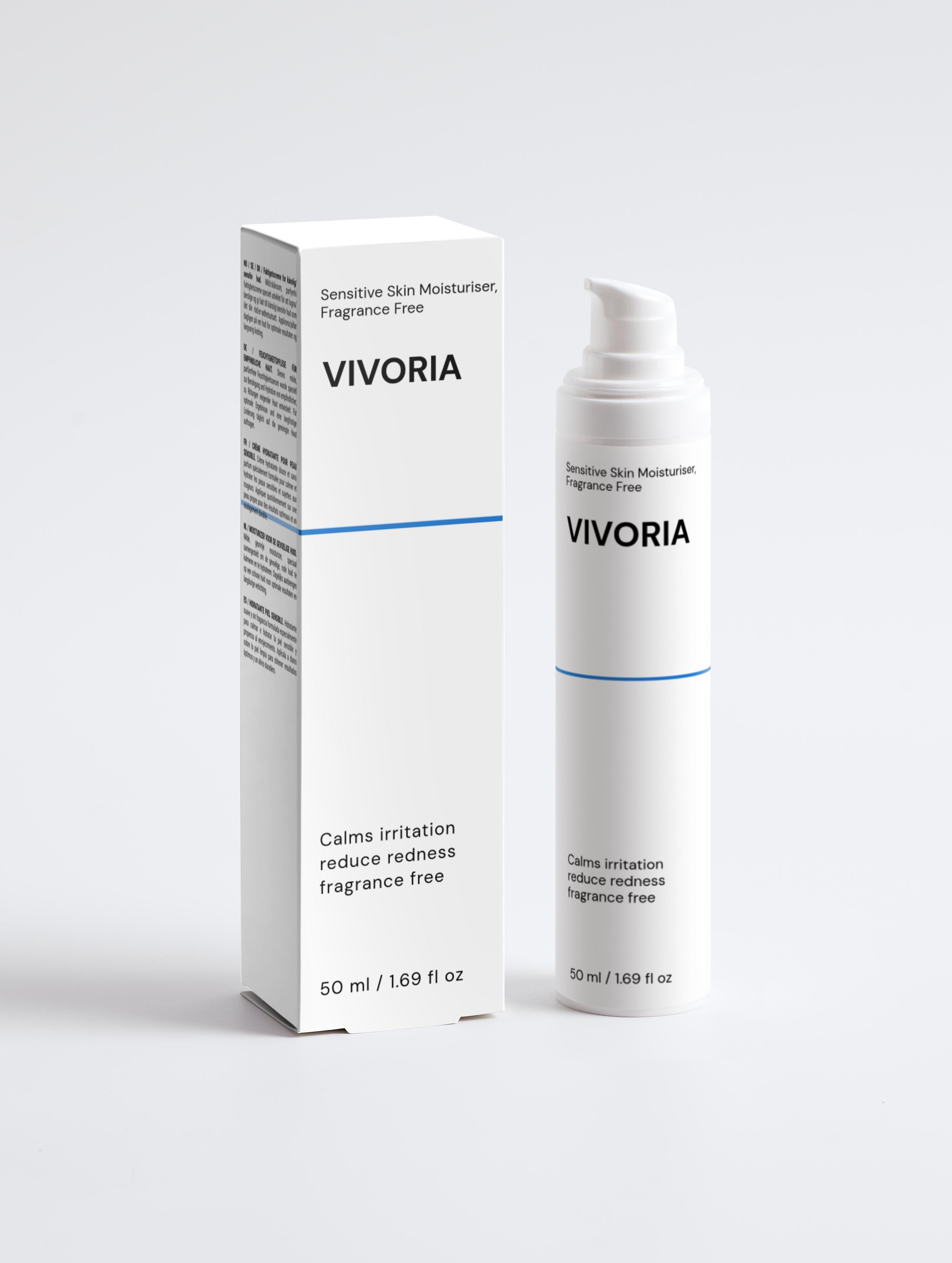 Sensitive Skin Moisturiser, Fragrance Free