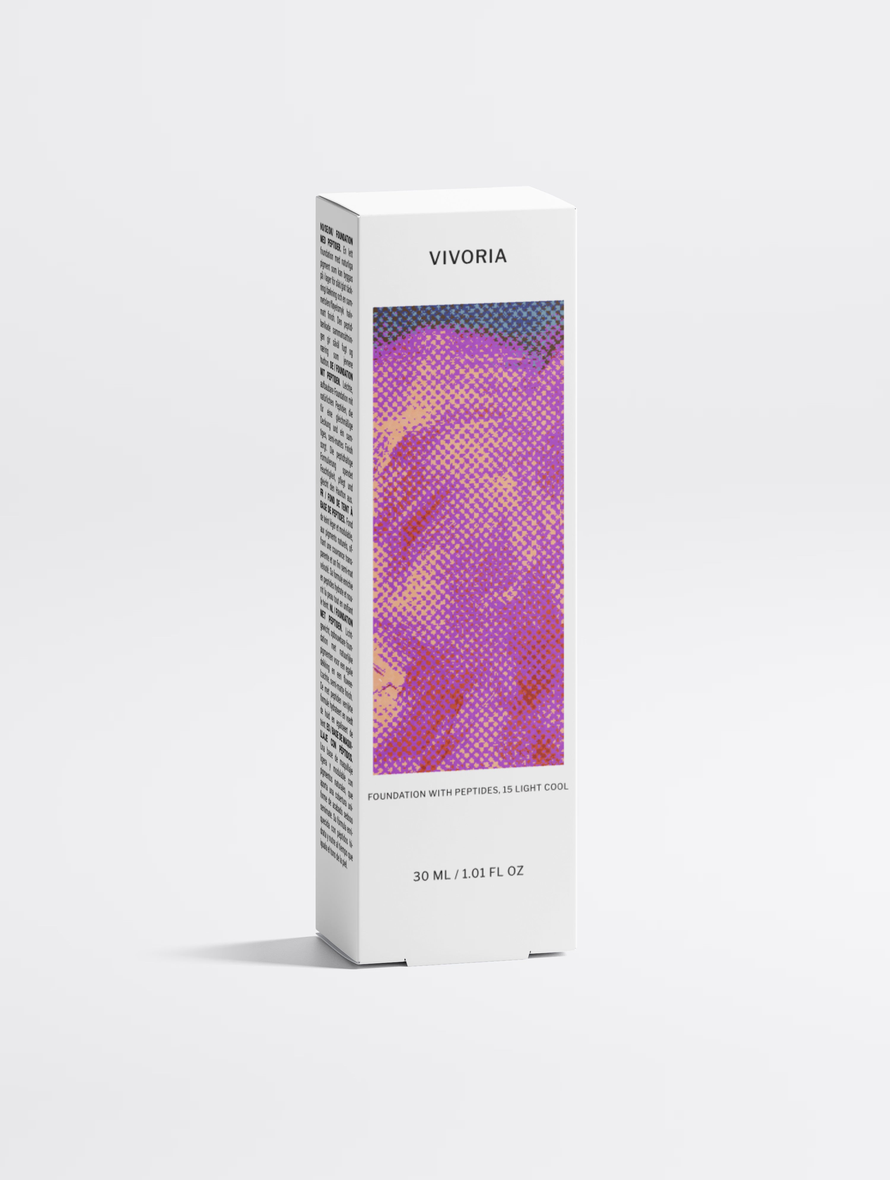 Foundation met Peptiden – 15 Light Cool